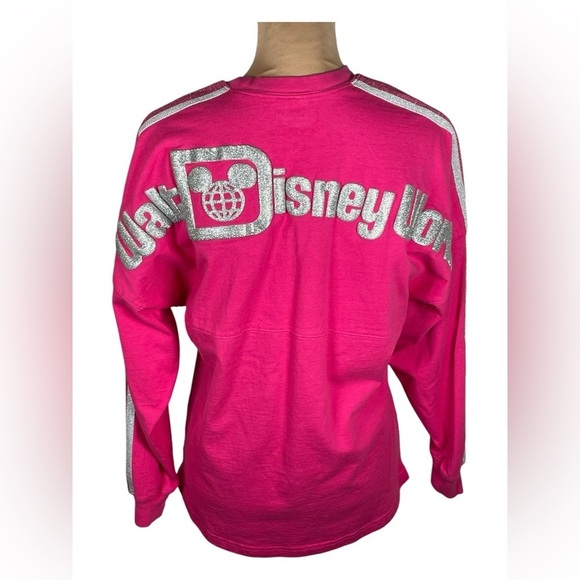 Disney‎ Parks Imagination Pink Magic Mirror Spirit...Jersey XS Oversized - Picture 1 of 8